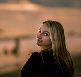 A photo of a smiling Russian woman