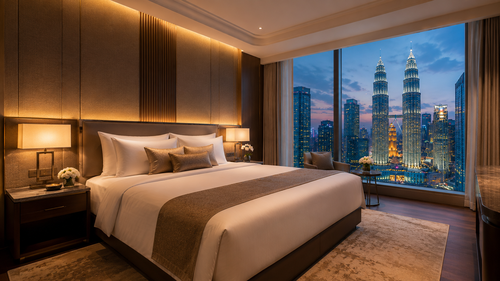 Suite avec chambre confortable au Star Suites KLCC de Kuala Lumpur